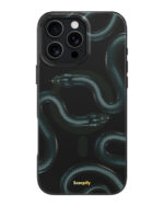 Shadow Black Snake Magnetic iPhone Case